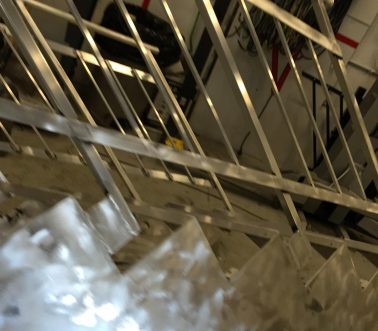 escaliers métalliques