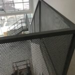 Rampe acier perforée peinture